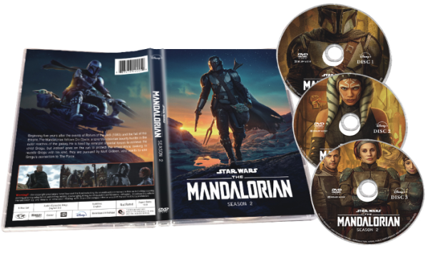 The Mandalorian The Complete Season 2 DVD 3 Disc Box Set