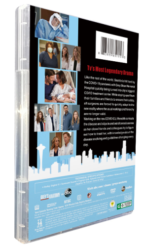 Grey's Anatomy Season 17 DVD Box Set 4 Disc Free Shipping