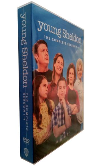 Young Sheldon The Complete Seasons 1-4 DVD Box Set 8 Disc
