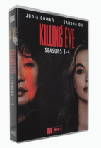 Killing Eve The Complete Seasons 1-4 1,2,3,4 DVD Box Set 8 Discs
