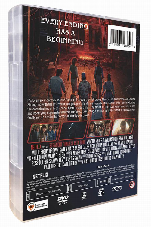 Stranger Things The Complete Series Season 1-4 DVD Box Set 12 Disc