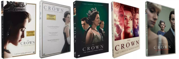 The Crown The Complete Seasons 1-5 DVD Box Set 20 Disc