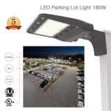 Parking Lot Light led, Street Area Lighting 185W LED Shoebox Pole Light with EA/PD Mounting