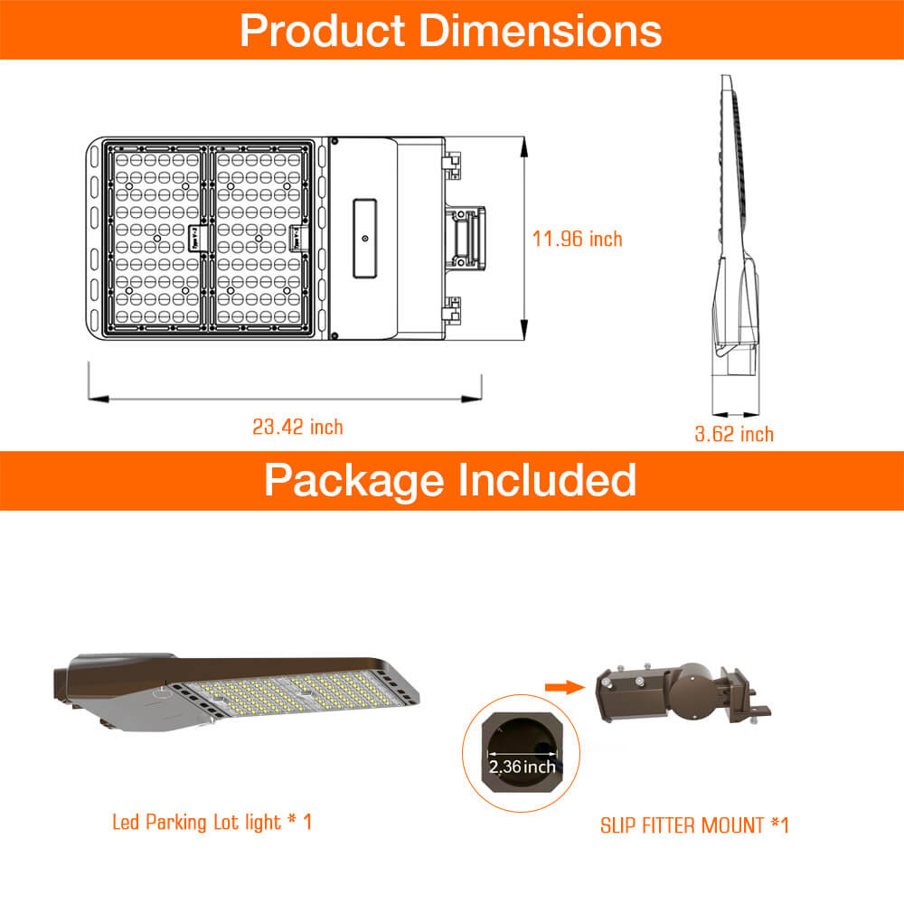 led parking lot lights