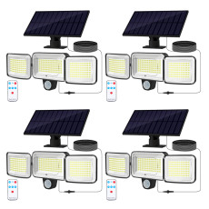 4-Pack Adiding Solar Motion Sensor Outdoor Light, 4 Lighting Modes, TBD-23