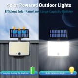 4-Pack Adiding Solar Motion Sensor Outdoor Lights, Remote Control, with 16.4ft Cable, TBD-56