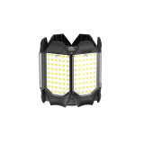 4-Pack Adiding LED Garage Ceiling Light,100 Watt,10000 Lumen, 6500K Daylight, Deformable 6+1 Panels, LED Shop Lights
