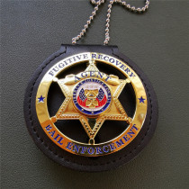 U.S. Criminal Restoration Bail Enforcement Badge Replica Movie Props