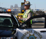 California Highway Rider Crest Badge CHP MOTOR OFFICER Crest Helmet Badge MOVIE PROP BADGES