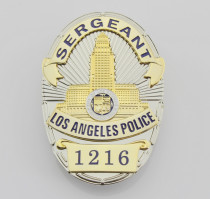 LAPD Los Angeles Detective Police Badge Replica Movie Props No.1216