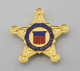 USSS US Secret Service Pentagram Badge Solid Copper Replica Movie Props