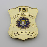 U.S. Investigation Large Badge Detective Police Badge Replica Movie Props