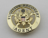 U.S.criminal chasing agent badge Detective Police Badge Replica Movie Props