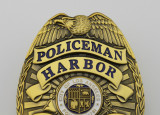 U.S. Los Angeles Harbor Detective Police Badge Replica Movie Props