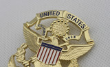 US Park badge US PARK badge CAPTAIN CHIEF badge MOVIE PROP BADGES
