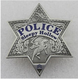U.S. Badge SLEEPY HOLLOW Badge MOVIE PROP BADGES