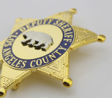 LA COUNTY SHERIFF/DEPUTY SHERIFF bear seal Detective Police Badge Replica Movie Props