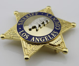 LA COUNTY SHERIFF/DEPUTY SHERIFF bear seal Detective Police Badge Replica Movie Props