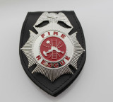 U.S. Firefighter Badge FIRE RESCUE Badge Metal Badge Replica Movie Props