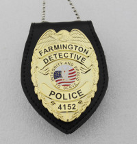 U.S. FARMINGTON badge Detective Police Badge Replica Movie Props