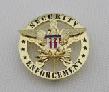 U.S. Security Law Enforcement Badge MOVIE PROP BADGES