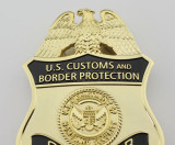 U.S.CBP Supervisor Customs and Border Protection Badge Solid Copper Replica Movie Props