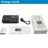 PRUNUS L-238 Portable Radio SW/FM/AM(MW)/MP3/USB/SD/TF Rechargeable with Neodymium Speaker. Large Button and Large Display. Stores Stations Automatically(Gold). (NO Manual Memory/Delete Stations Function)