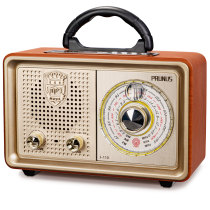 US-Retro Portable Radio PRUNUS J-110 AM FM SW Radio Transistor Battery Operated Vintage Radio with Bluetooth Speaker,3-Way Power Sources,Enhanced Bass,AUX TF Card USB Disk MP3 Player