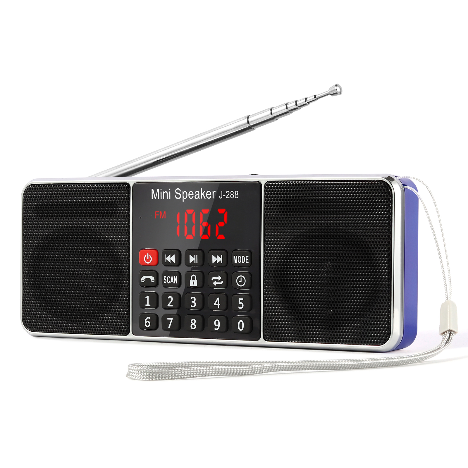 Portable Mini Pocket Travel AM FM Radio Battery Powered Built-in Speaker  Stereo