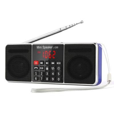 PRUNUS J-189 Radio Portatil Pequeña Recargable UKW/FM, Radio Bluetooth  Portatil con Altavoz de Graves 3W, Reproductor de TF/USB/AUX, Radio Digital  Bolsillo con Linterna LED, Bateria de 1200mAh(Rojo) : : Electrónica