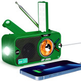 US  J-905 Emergency Radio Bluetooth Speaker, Portable Radio Transistor AM FM, Hand Crank/Solar/USB Charging, Flashlight, 3600mA Phone Charger,SOS Alarm, MP3,7 NOAA Weather Radio.   {Only sent to the US}
