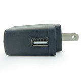 PRUNUS 5V1A USB DC Adapter with Indicator Light, Perfect for Radio, Speaker with Rechargeable Lithium Battery (5V/1A, Black)