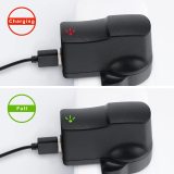 PRUNUS 5V1A USB DC Adapter with Indicator Light, Perfect for Radio, Speaker with Rechargeable Lithium Battery (5V/1A, Black)