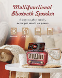 【2023 Newest】 PRUNUS J-180 Vintage Retro Radio Bluetooth Speaker with Best Sound, Portable AM FM Radio with Loud Volume, Bluetooth 5.0 Wireless Connection, TF Card & MP3 Player, Rechargeable Speaker