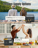 J-09 Radio AM FM Portable Shortwave Radio with Best Reception,LCD Display,Time Setting,Battery Operated by 4 D Cell Batteries or AC Powe,Earphone Jack, Auto Save,Support TF Card USB MP3 Player,by PRUNUS