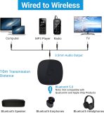 PRUNUS Headphone Jack Bluetooth Transmitter for TV and Radio.MP3 Player Bluetooth Transmitters.Pair Bluetooth Speakers/Earphones(Apart from Apple and Qualcomm).Fit with 3.5mm Jack,Automatic Connection
