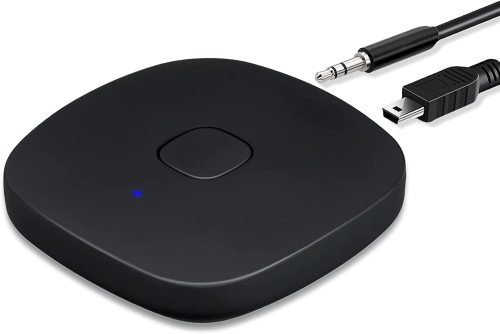 PRUNUS Headphone Jack Bluetooth Transmitter for TV and Radio.MP3 Player Bluetooth Transmitters.Pair Bluetooth Speakers/Earphones(Apart from Apple and Qualcomm).Fit with 3.5mm Jack,Automatic Connection