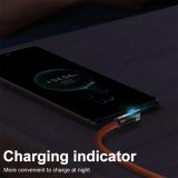 180° Rotating Fast Charging Cable, iPhone Data Cable Type-C USB Cable Super Fast Charger Cable LED Display, Compatible with More iphone More Android USB C  for Home, Office, Car