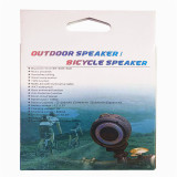 PRUNUS B-200 IPX7 Waterproof Bluetooth Speaker 5W Bass 3 Lighting Modes Portable Speaker with Carabiner for Outdoor, Beach, Bike, Pool, Camping