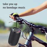 ZEALOT-S49 Portable Speaker, 20W Bluetooth Speaker, Wireless, Outdoor Speaker Waterproof IP67, Dual Pairing, Stereo Sound, BT5.2, RGB Light, USB, TF, Speaker for Home, Outdoor, Beach-Black