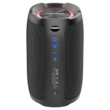 ZEALOT-S49 Portable Speaker, 20W Bluetooth Speaker, Wireless, Outdoor Speaker Waterproof IP67, Dual Pairing, Stereo Sound, BT5.2, RGB Light, USB, TF, Speaker for Home, Outdoor, Beach-Black