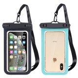 PRUNUS Waterproof Phone Pouch, Waterproof Phone Case for iPhone 14 13 12 11 Pro Max XS Plus Samsung Galaxy With Case Friendly, IPX8 Cellphone Dry Bag Beach Essentials for Cruise Travel -2 Pack-8.3
