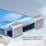 PRUNUS A-103 Cell Phone Stand Aluminium Alloy Angle Adjustable Foldable Smartphone Holder for Phones and Mini Tablets - Silver