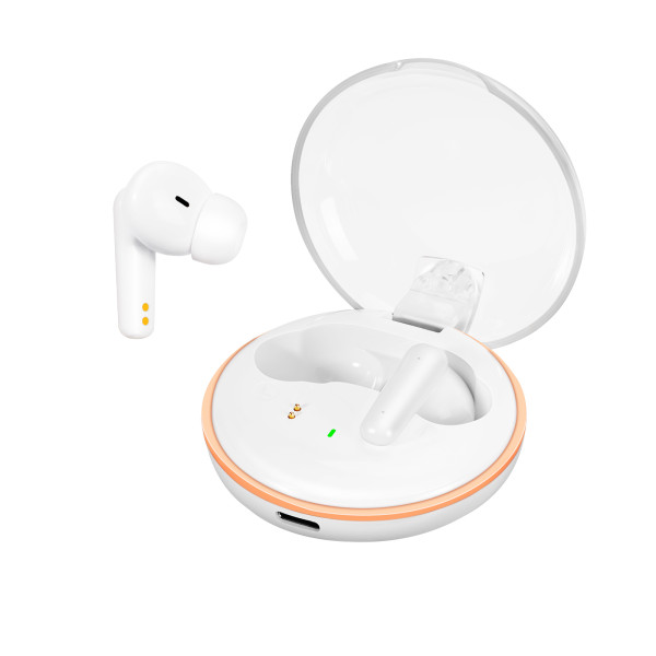 PRUNUS S100 V5.3 Bluetooth Earbuds Wireless Headphones in Ear with Mic HIFI Sound Deep Bass USB-C Charging Ear Buds for Android, iOS, Cell Phone, Tablet