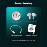 PRUNUS S100 V5.3 Bluetooth Earbuds Wireless Headphones in Ear with Mic HIFI Sound Deep Bass USB-C Charging Ear Buds for Android, iOS, Cell Phone, Tablet
