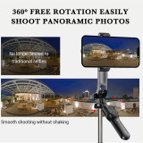 PRUNUS K28 170cm Super Long Selfie Stick Tripod with Detachable Bluetooth Remote Shutter Extendable Selfie Tripod for TikTok Vlogging Live Streaming Group Shooting