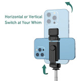 Selfie Stick with Fill Light, PRUNUS Extendable  Selfie Stick with Detachable Remote, Portable Phone Tripod Stand, Compatible with iPhone 14/13/12/11, Android Samsung Google Smartphones