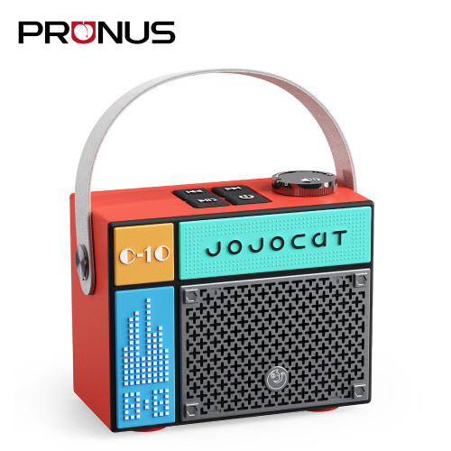 PRUNUS C10 Portable Bluetooth Speaker Rechargeable Wireless Speaker with Deep Bass Support TF Card Home Decor for Bedroom Office Party Outdoor