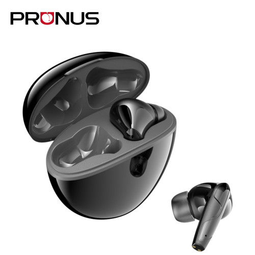 PRUNUS AIR2 V5.3 Bluetooth Earbuds Surround Stereo ANC ENC Noise Canceling Headphone in-Ear, Built-in Mic, Transparent Mode, USB-C Charging for Android iOS