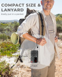 PRUNUS J-405 Rechargeable FM Radio • Bluetooth Speaker • TF Card and USB • 1500mah battery • Earphone Jack • Auto power on/off • Clock• Recording(No AM)